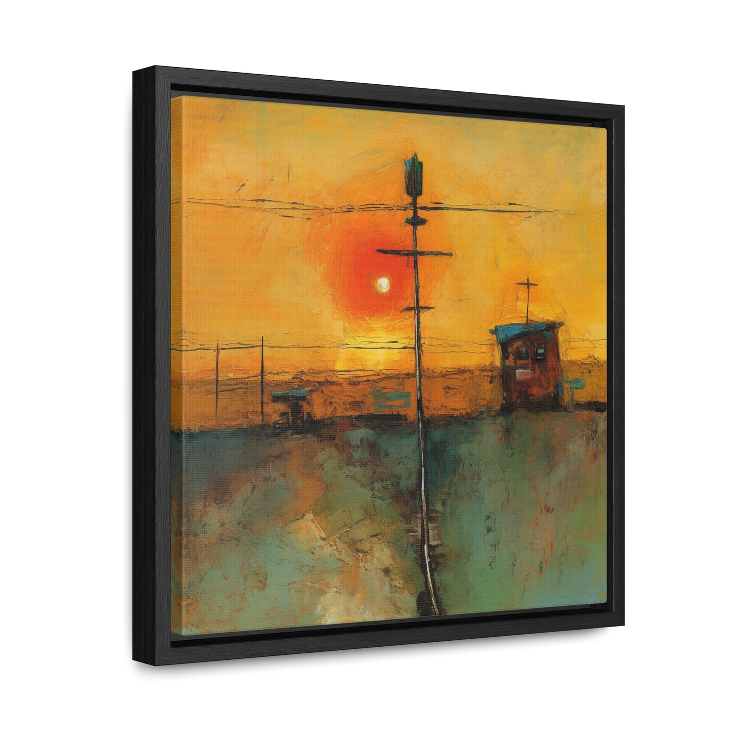 Land of the Sun 56, Valentinii, Gallery Canvas Wraps, Square Frame