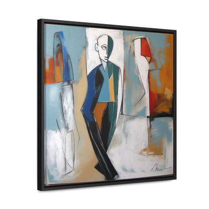 Sad Man 22, Valentinii, Gallery Canvas Wraps, Square Frame