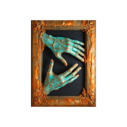 Hands 90, Ceramic Photo Tile