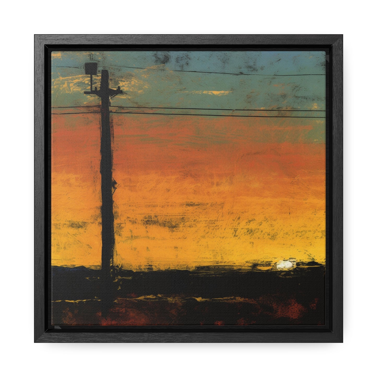 Land of the Sun 82, Valentinii, Gallery Canvas Wraps, Square Frame