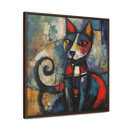 Cat 68, Gallery Canvas Wraps, Square Frame