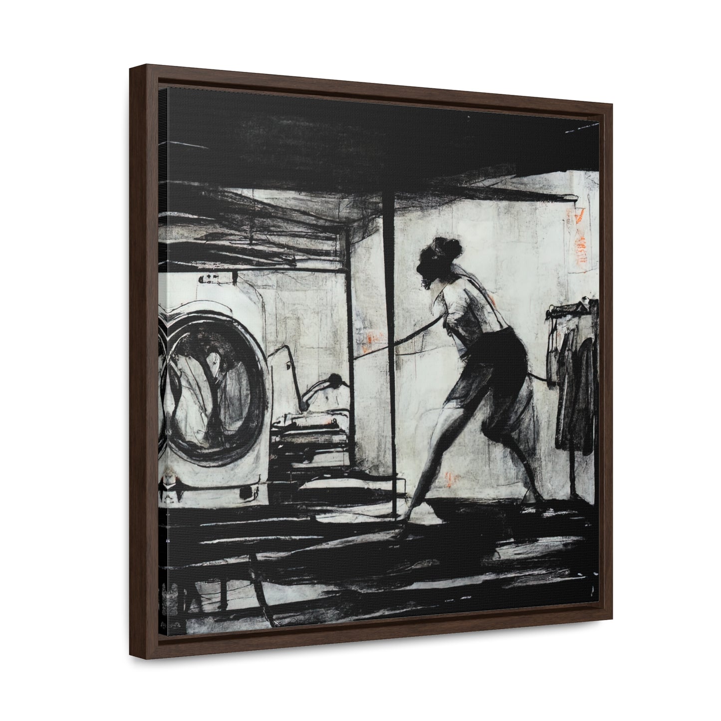 Domestic Memories 38, Valentinii, Gallery Canvas Wraps, Square Frame