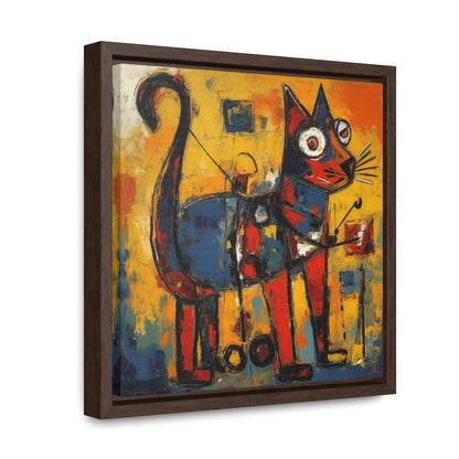 Cat 95, Gallery Canvas Wraps, Square Frame