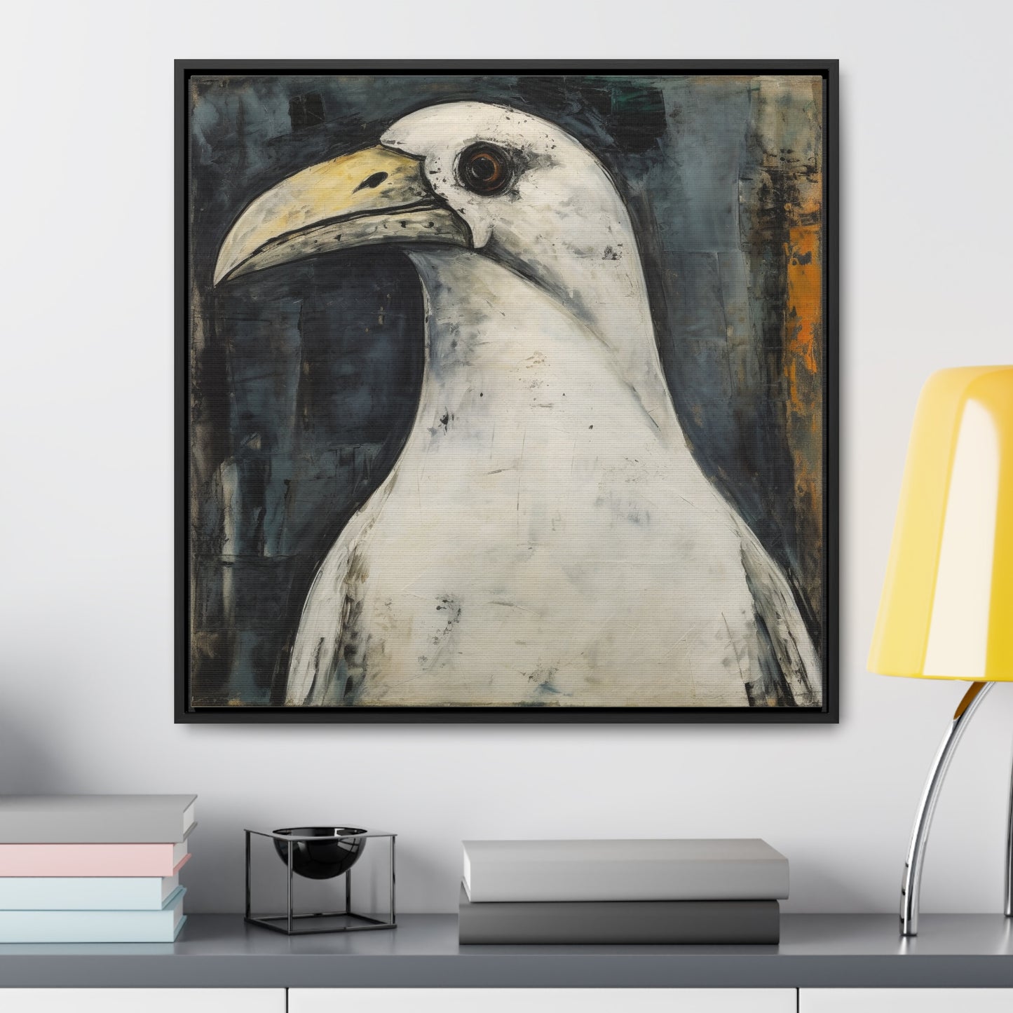 Bird 5, Gallery Canvas Wraps, Square Frame