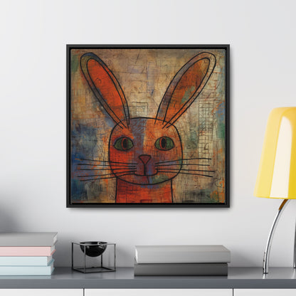 Rabbit 2, Gallery Canvas Wraps, Square Frame