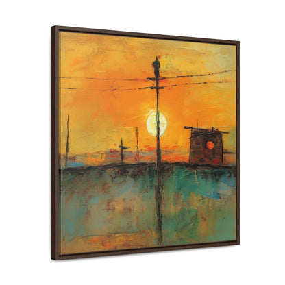 Land of the Sun 50, Valentinii, Gallery Canvas Wraps, Square Frame