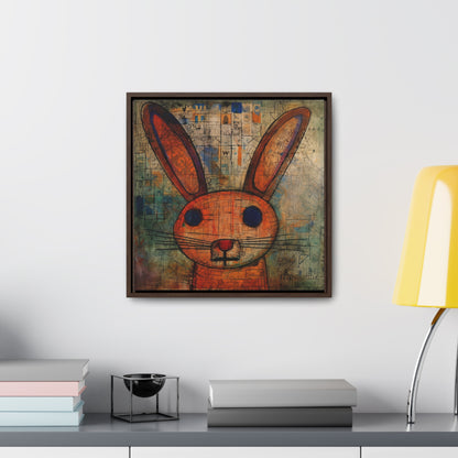 Rabbit, Gallery Canvas Wraps, Square Frame