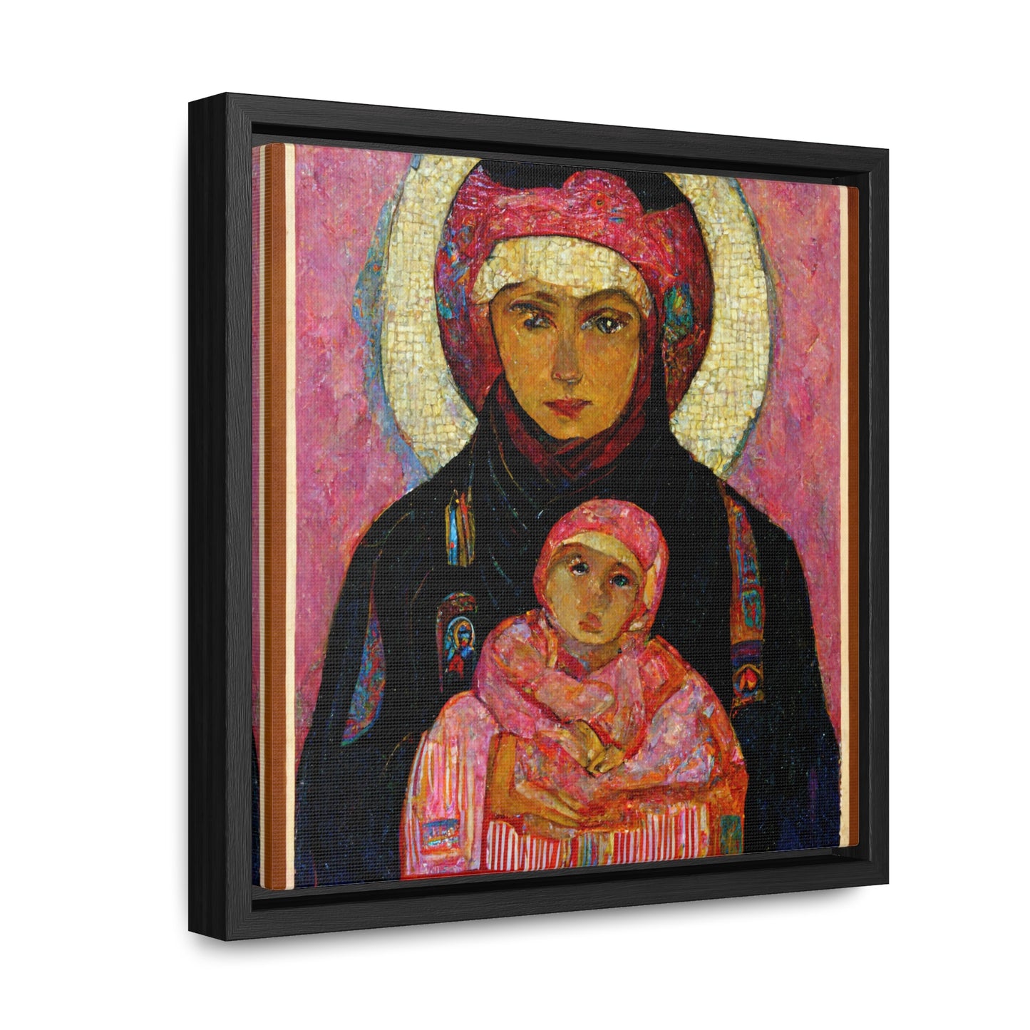 Mary and the Child 14, Valentinii, Gallery Canvas Wraps, Square Frame