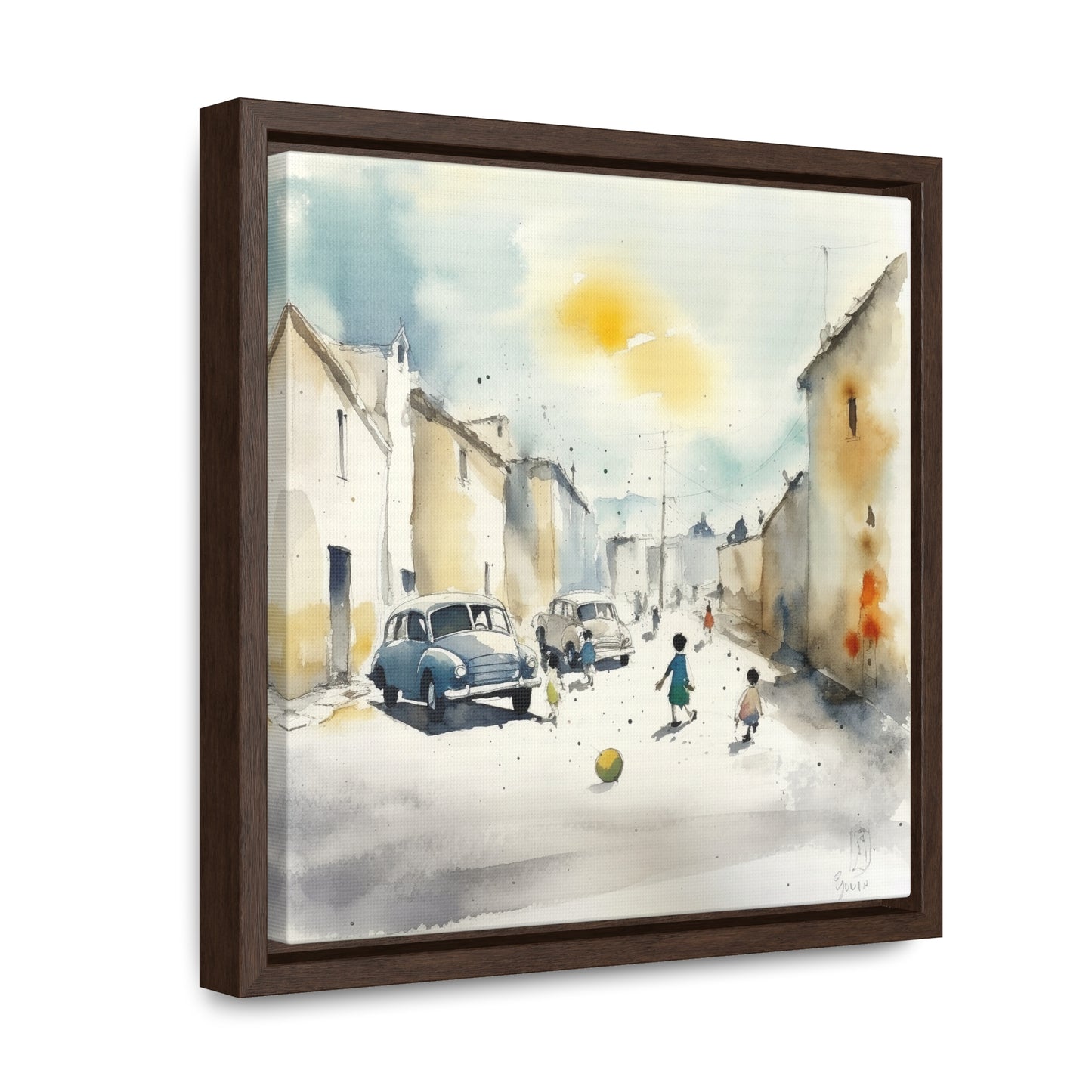 Childhood 14, Gallery Canvas Wraps, Square Frame