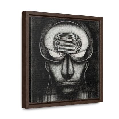 Brain 61, Valentinii, Gallery Canvas Wraps, Square Frame