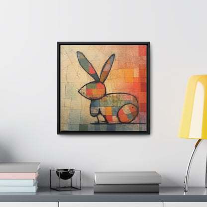 Rabbit 37, Gallery Canvas Wraps, Square Frame