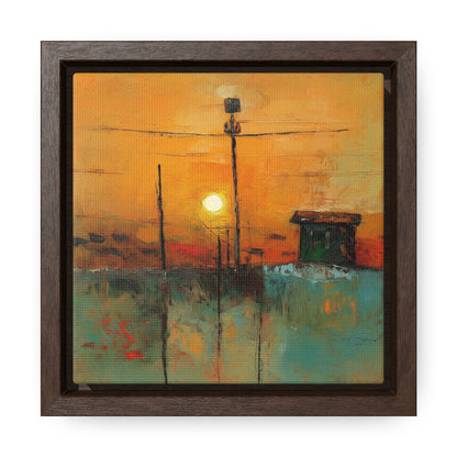 Land of the Sun 49, Valentinii, Gallery Canvas Wraps, Square Frame