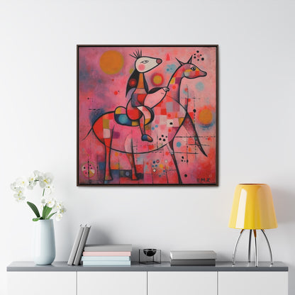 The Dreams of the Child 5, Gallery Canvas Wraps, Square Frame