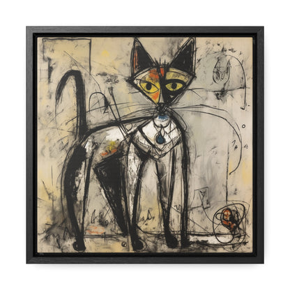 Cat 51, Gallery Canvas Wraps, Square Frame