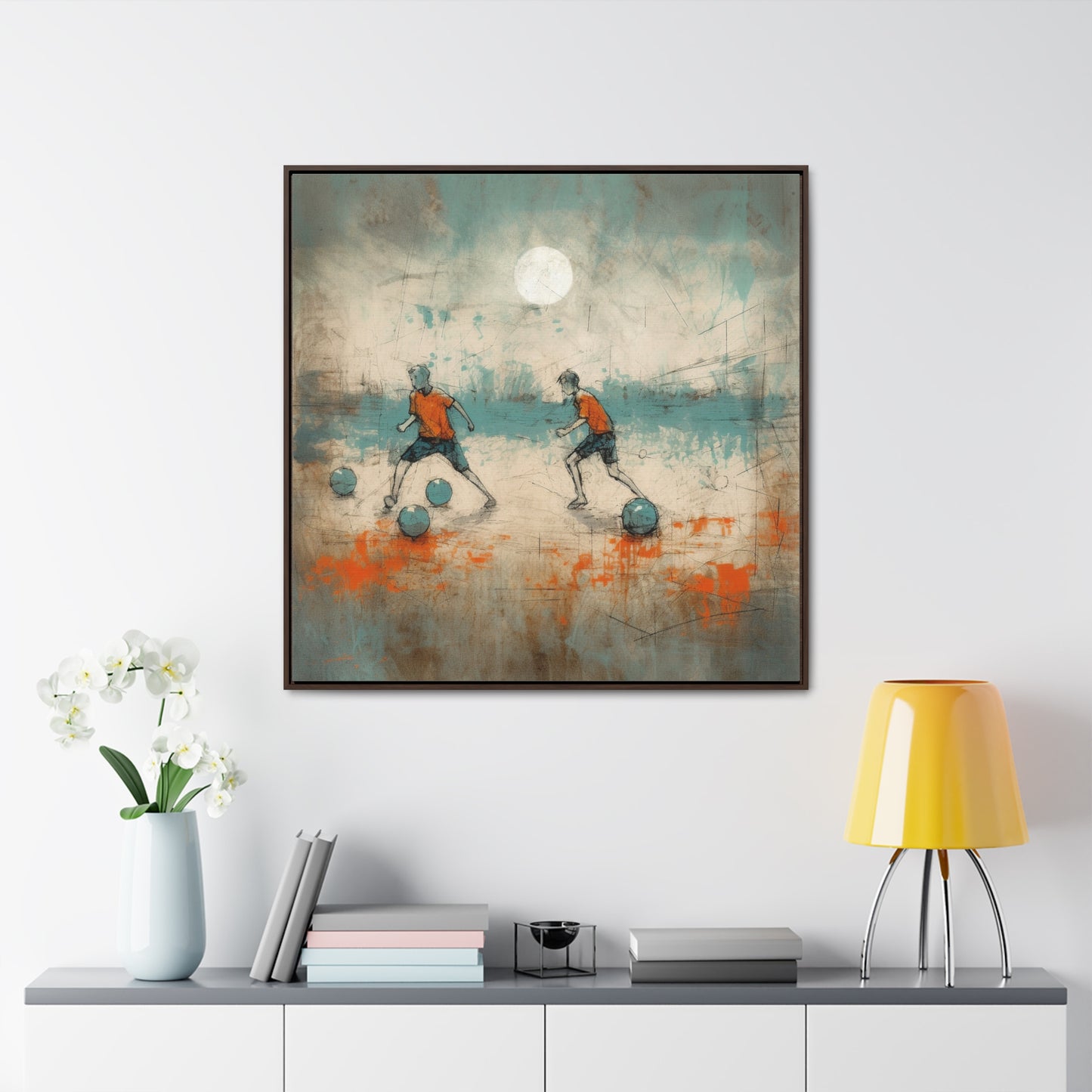 Childhood 39, Gallery Canvas Wraps, Square Frame