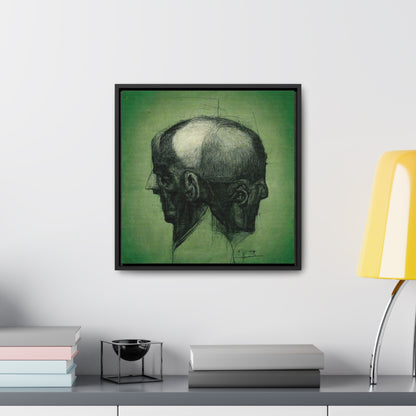 Heads 17, Valentinii, Gallery Canvas Wraps, Square Frame