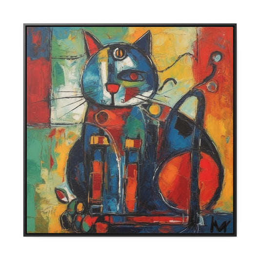 Cat 69, Gallery Canvas Wraps, Square Frame