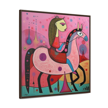 The Dreams of the Child 57, Gallery Canvas Wraps, Square Frame