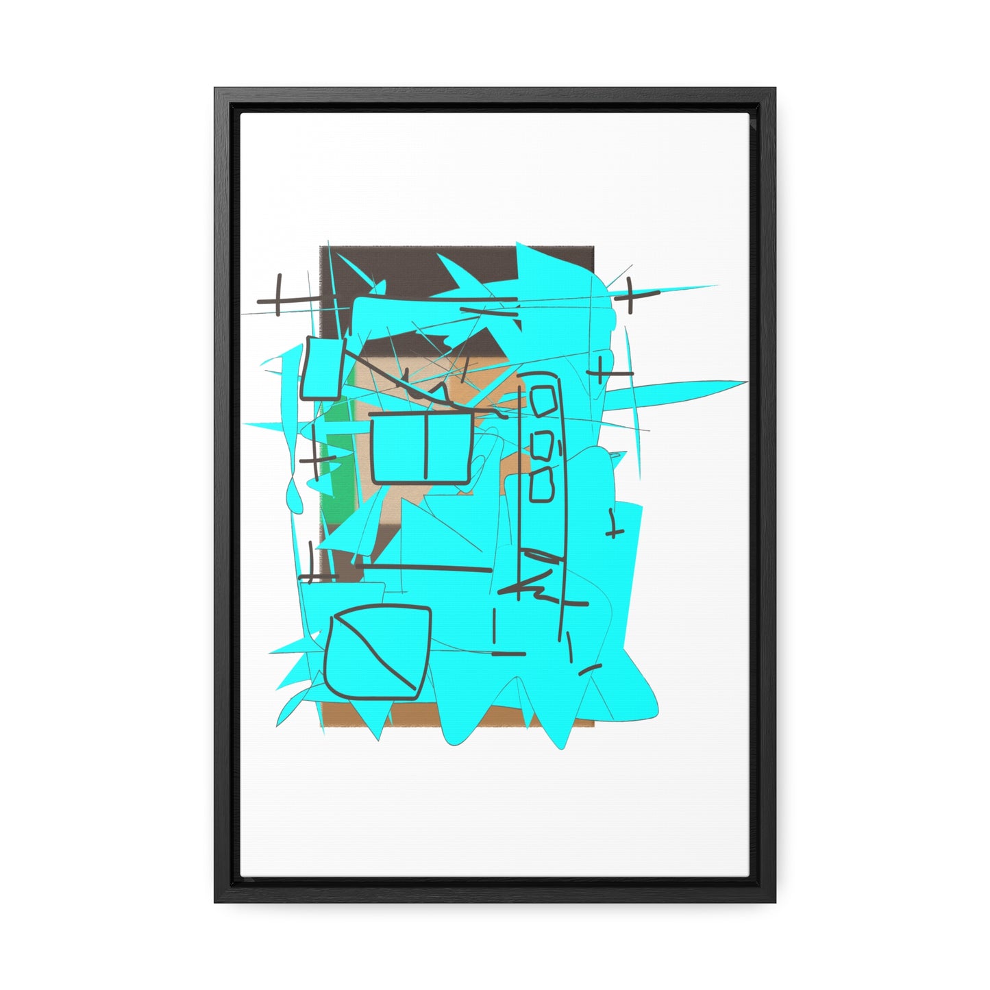 Naive City, Gallery Canvas Wraps, Vertical Frame