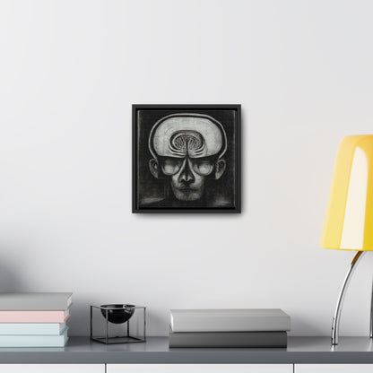 Brain 50, Valentinii, Gallery Canvas Wraps, Square Frame