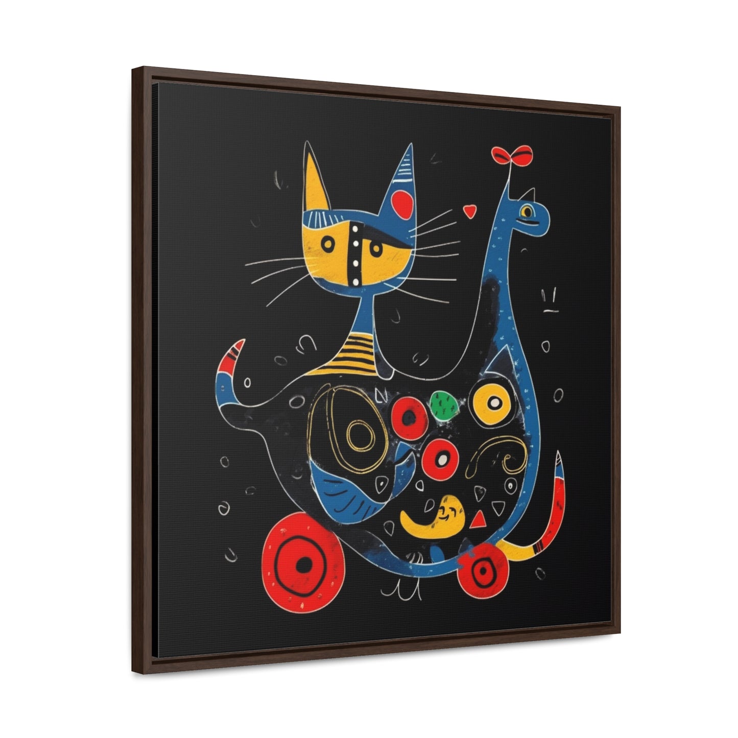 Cat 144, Gallery Canvas Wraps, Square Frame