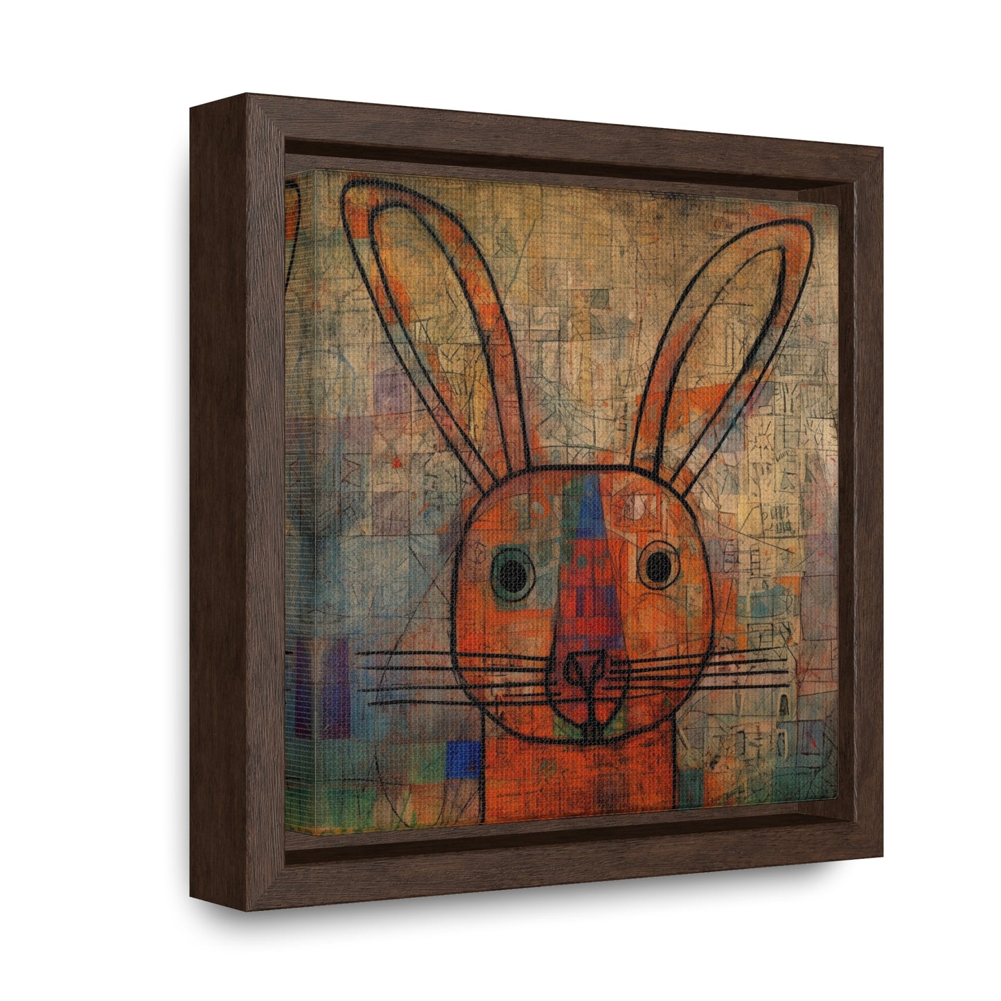 Rabbit 6, Gallery Canvas Wraps, Square Frame