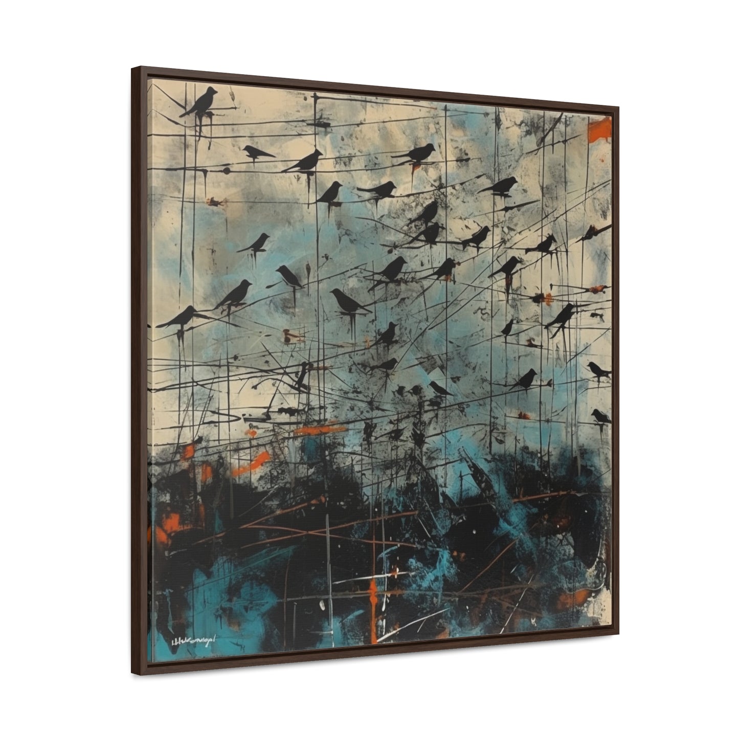 Bird 11, Gallery Canvas Wraps, Square Frame