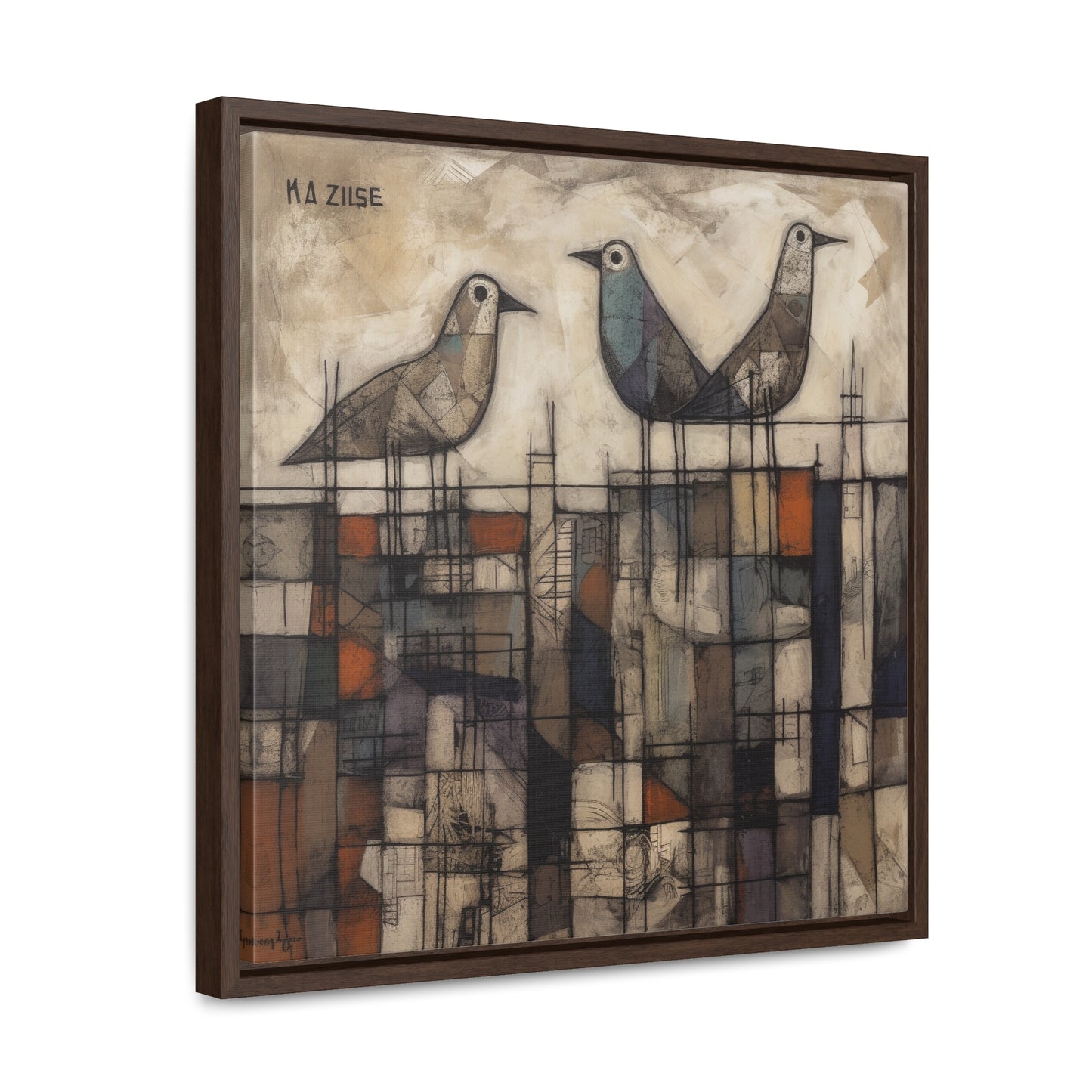 Bird 25, Gallery Canvas Wraps, Square Frame