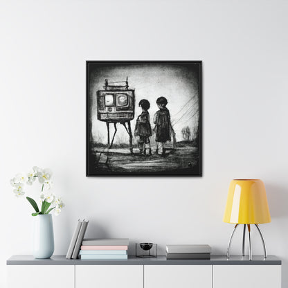 Childhood Wave 7, Valentinii, Gallery Canvas Wraps, Square Frame