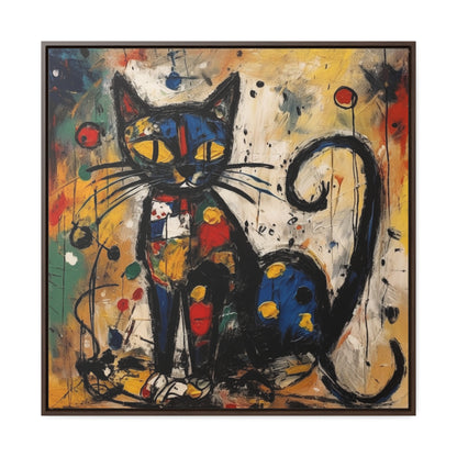 Cat 76, Gallery Canvas Wraps, Square Frame