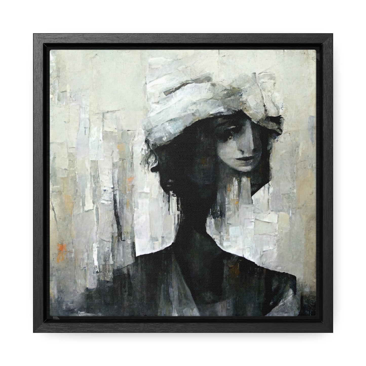 Forgotten Face 6, Valentinii, Gallery Canvas Wraps, Square Frame