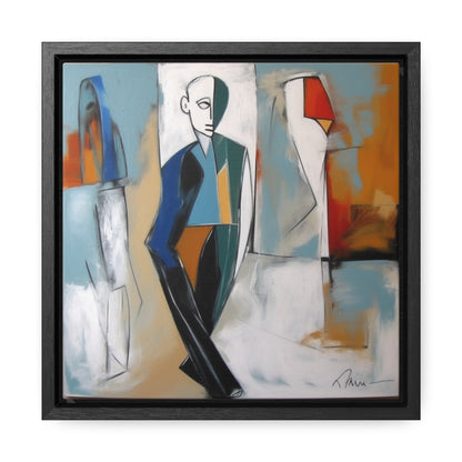 Sad Man 22, Valentinii, Gallery Canvas Wraps, Square Frame