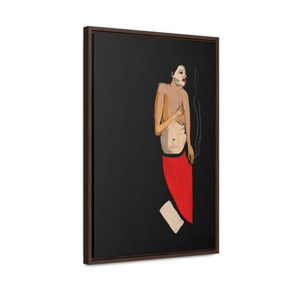 A Depressive Aladdin, Original Eduard Pavel, Gallery Canvas Wraps, Vertical Frame