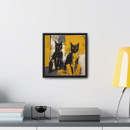 Cat 14, Gallery Canvas Wraps, Square Frame