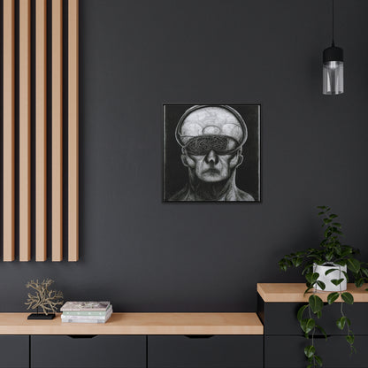 Brain 30, Valentinii, Gallery Canvas Wraps, Square Frame