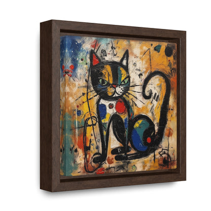 Cat 102, Gallery Canvas Wraps, Square Frame