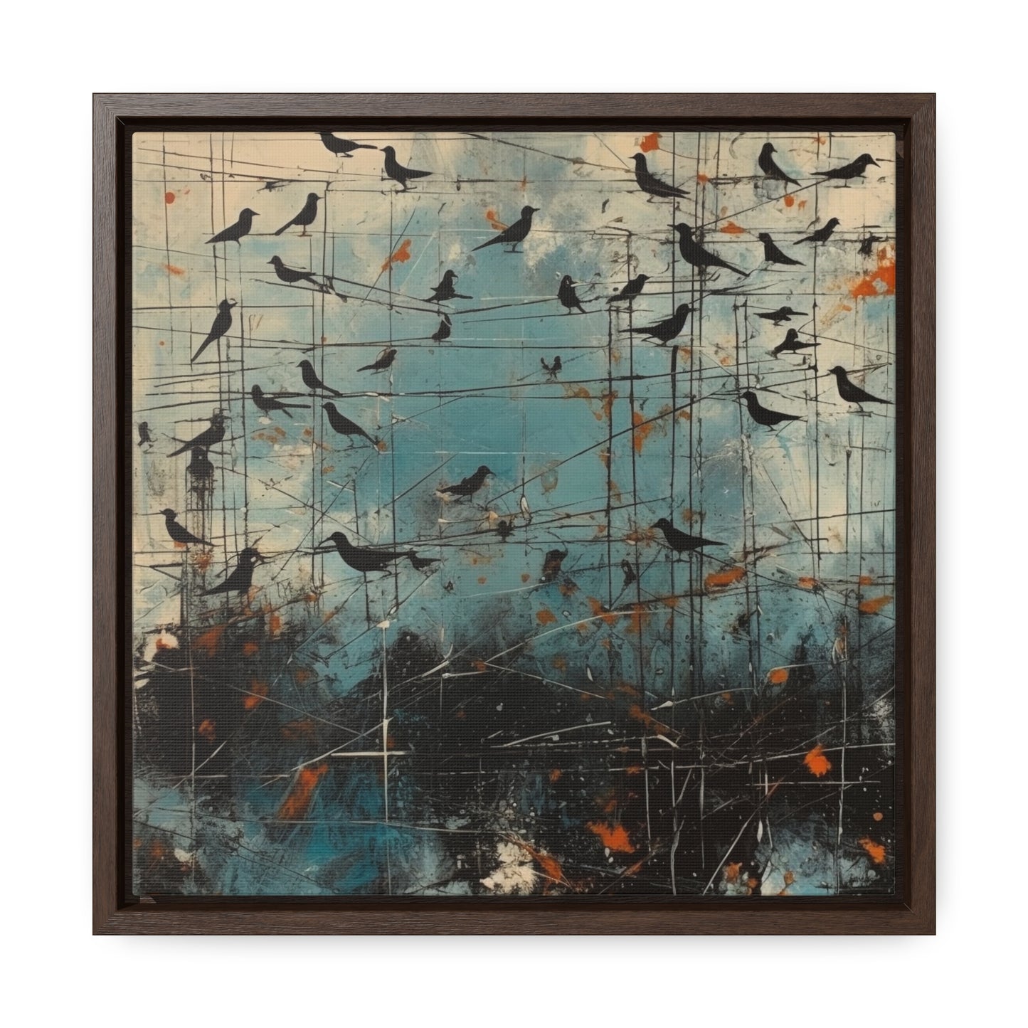 Bird 32, Gallery Canvas Wraps, Square Frame