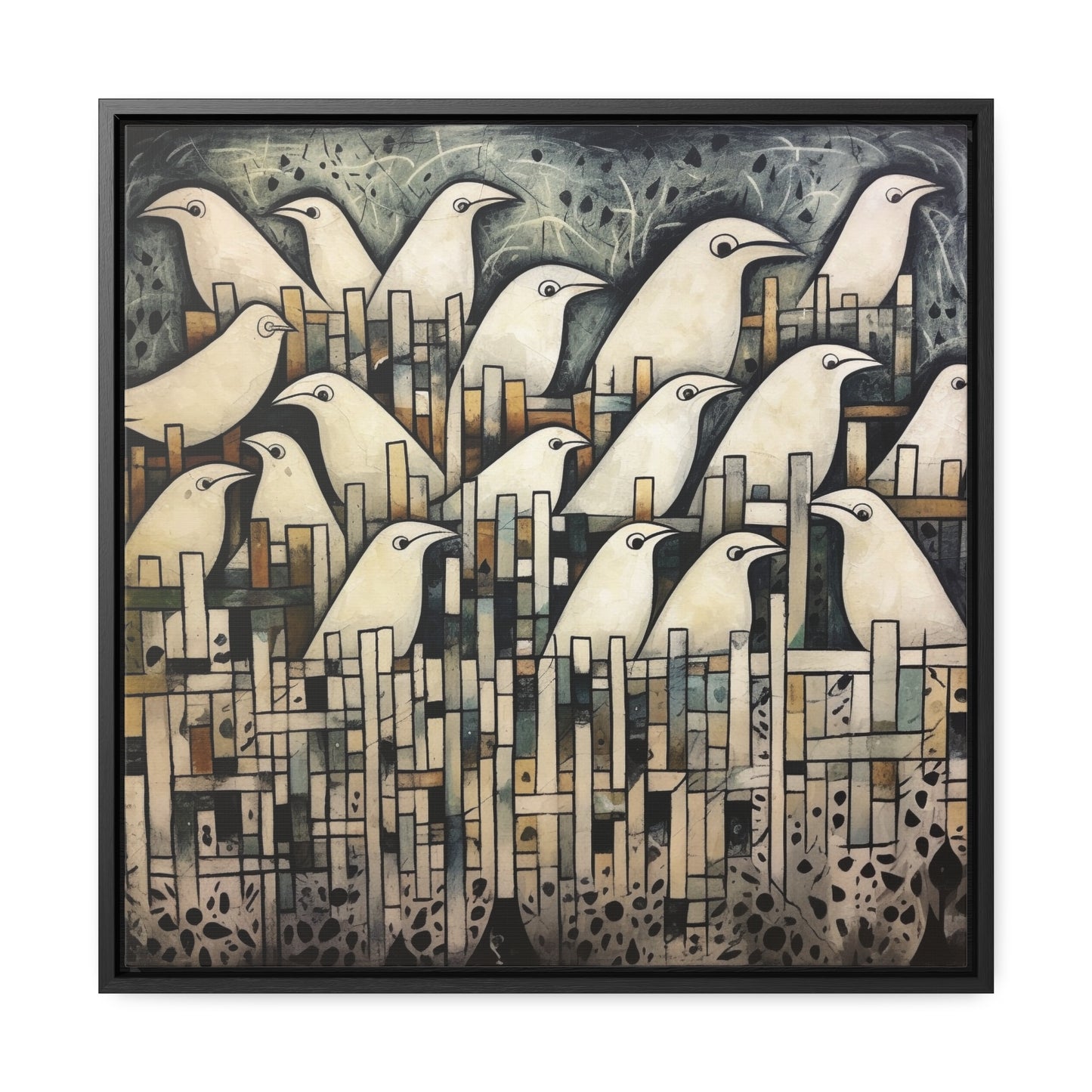 Bird 37, Gallery Canvas Wraps, Square Frame