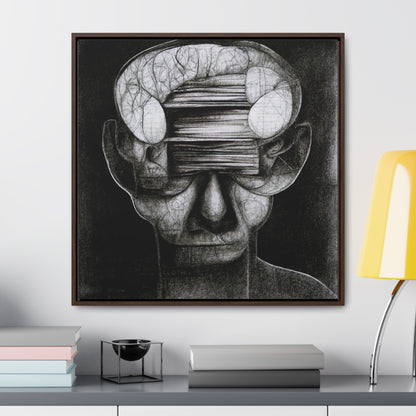 Brain 36, Valentinii, Gallery Canvas Wraps, Square Frame