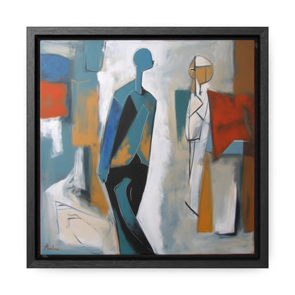 Sad Man 28, Valentinii, Gallery Canvas Wraps, Square Frame