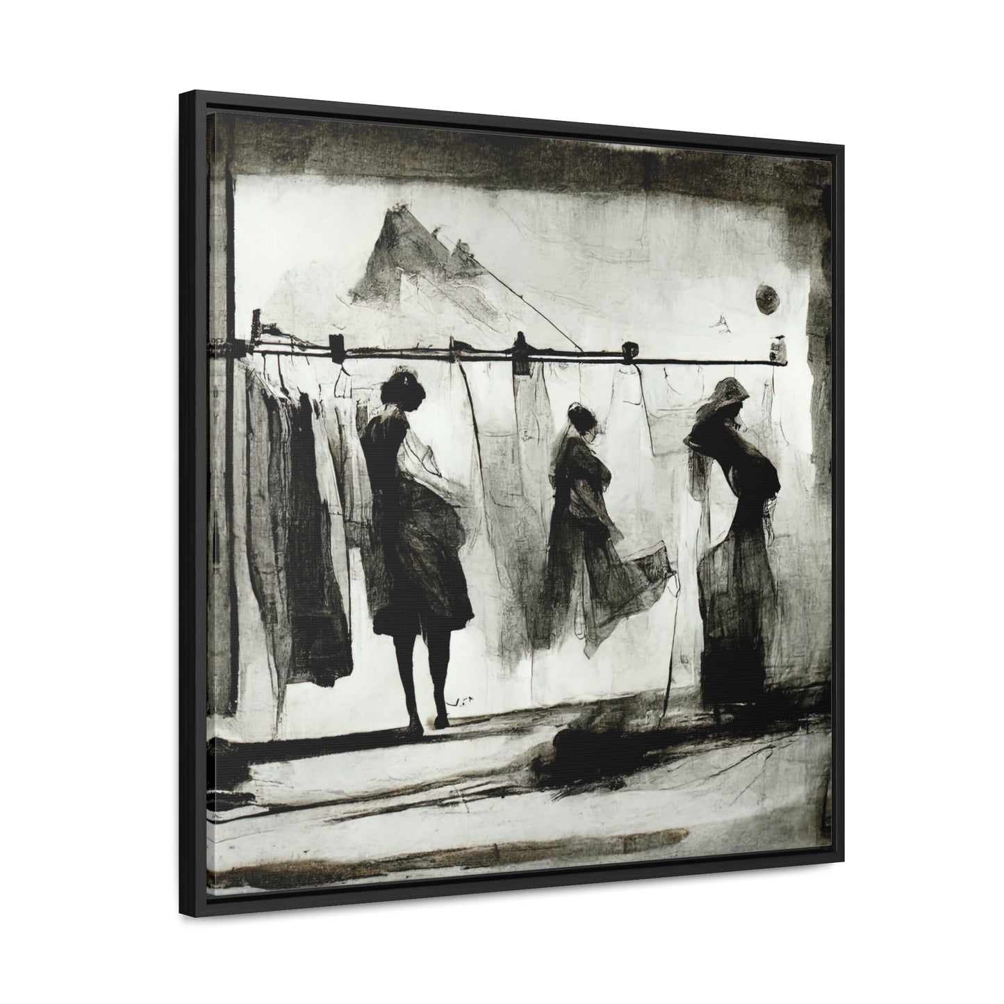 Domestic Memories 1, Valentinii, Gallery Canvas Wraps, Square Frame