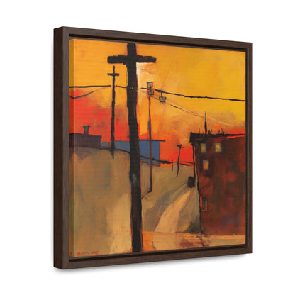 Land of the Sun 70, Valentinii, Gallery Canvas Wraps, Square Frame