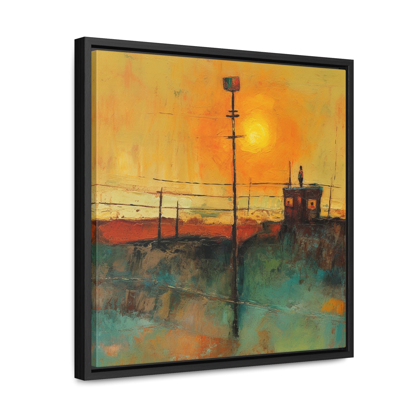 Land of the Sun 52, Valentinii, Gallery Canvas Wraps, Square Frame