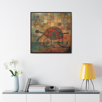 Turtle 16, Gallery Canvas Wraps, Square Frame