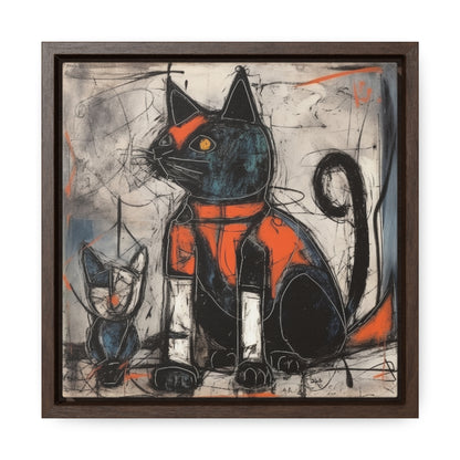 Cat 92, Gallery Canvas Wraps, Square Frame