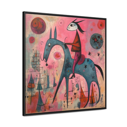 The Dreams of the Child 53, Gallery Canvas Wraps, Square Frame