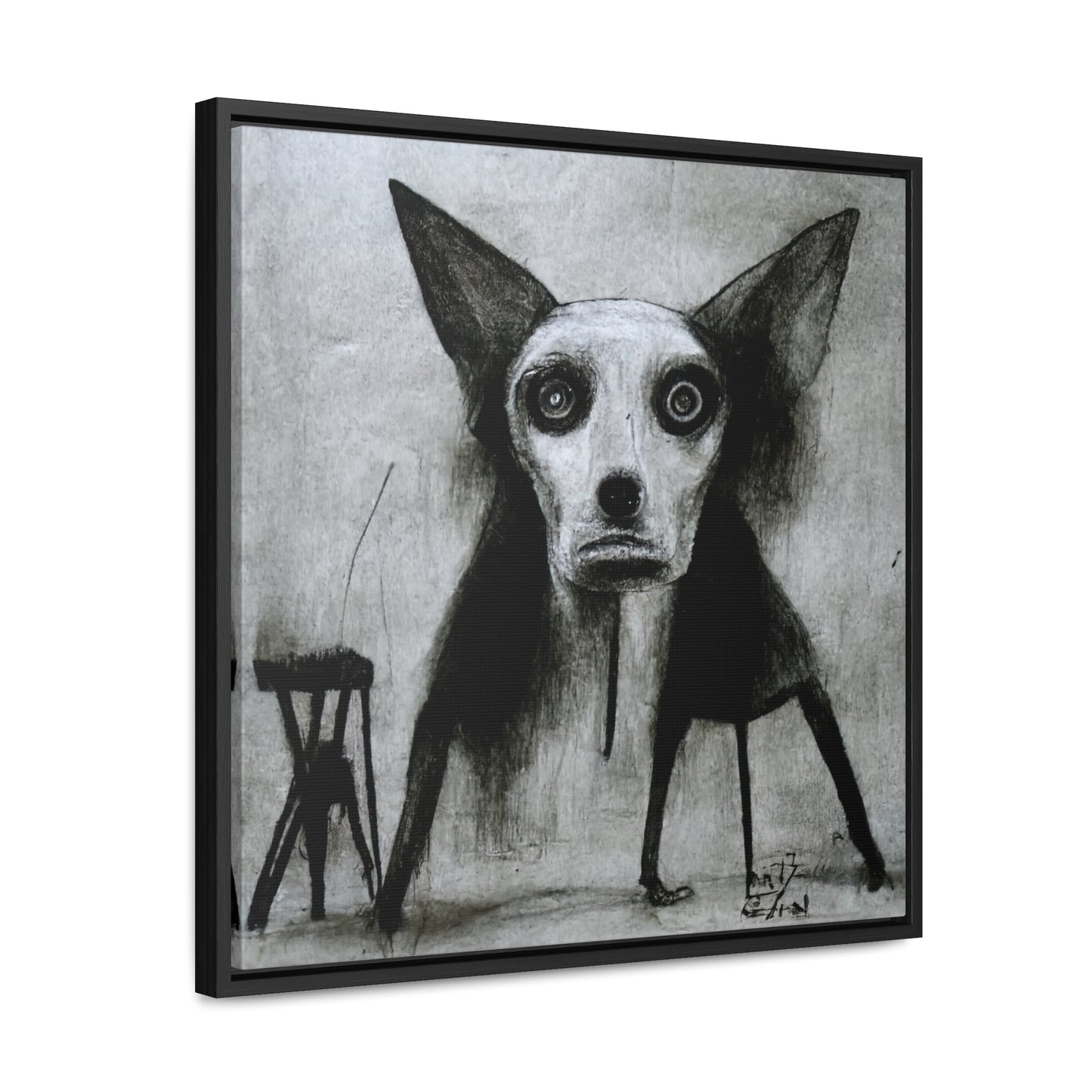 Dogs and Puppies 20, Valentinii, Gallery Canvas Wraps, Square Frame