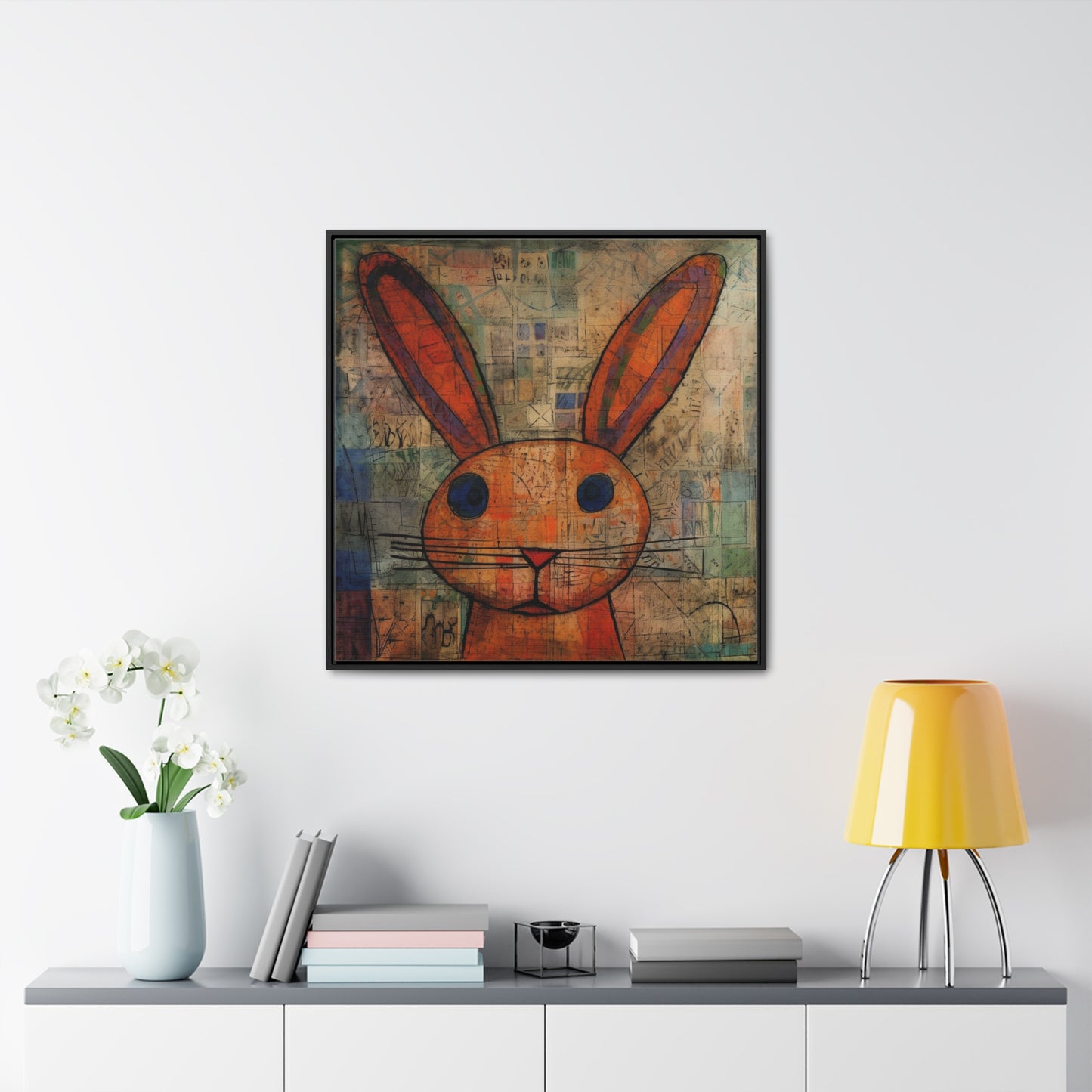 Rabbit 12, Gallery Canvas Wraps, Square Frame