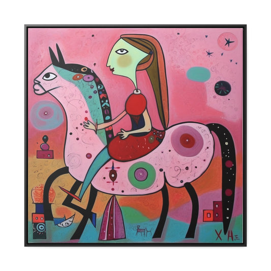 The Dreams of the Child 54, Gallery Canvas Wraps, Square Frame