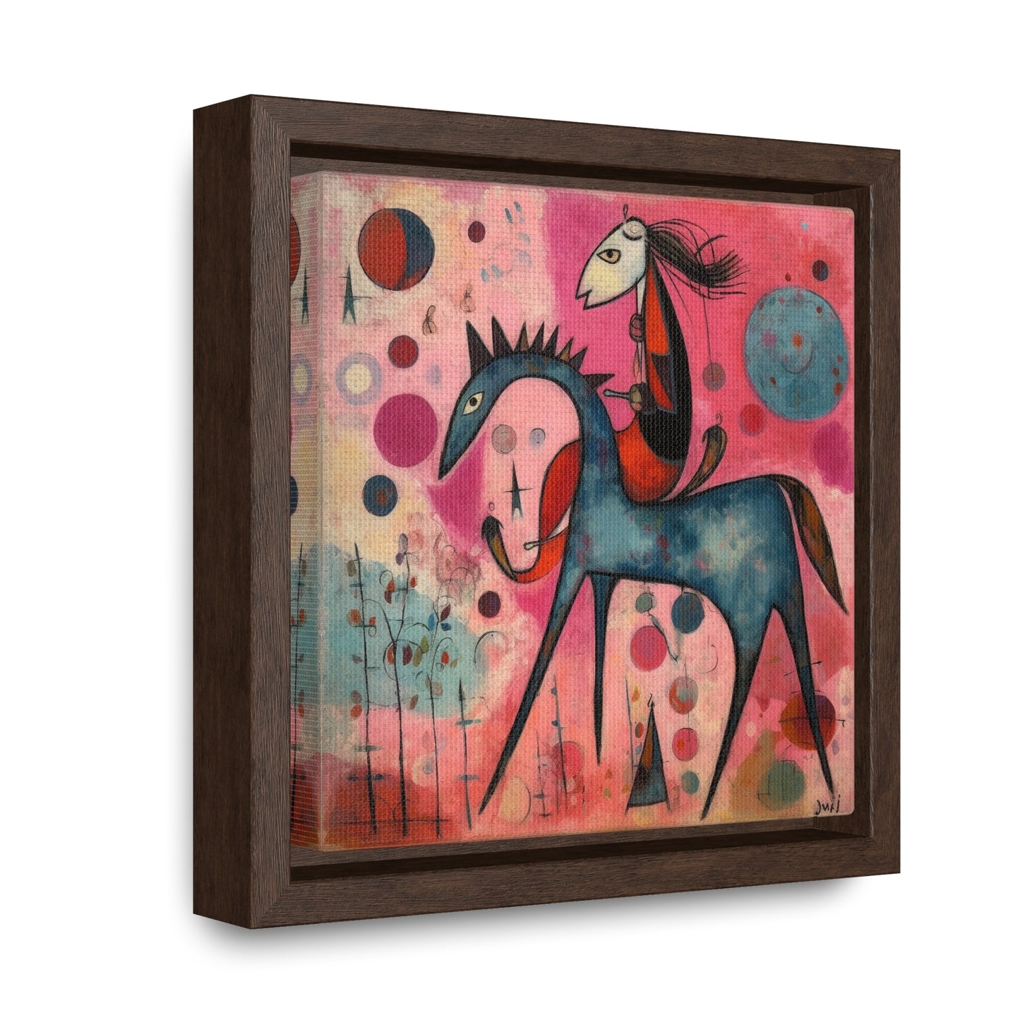 The Dreams of the Child 26, Gallery Canvas Wraps, Square Frame